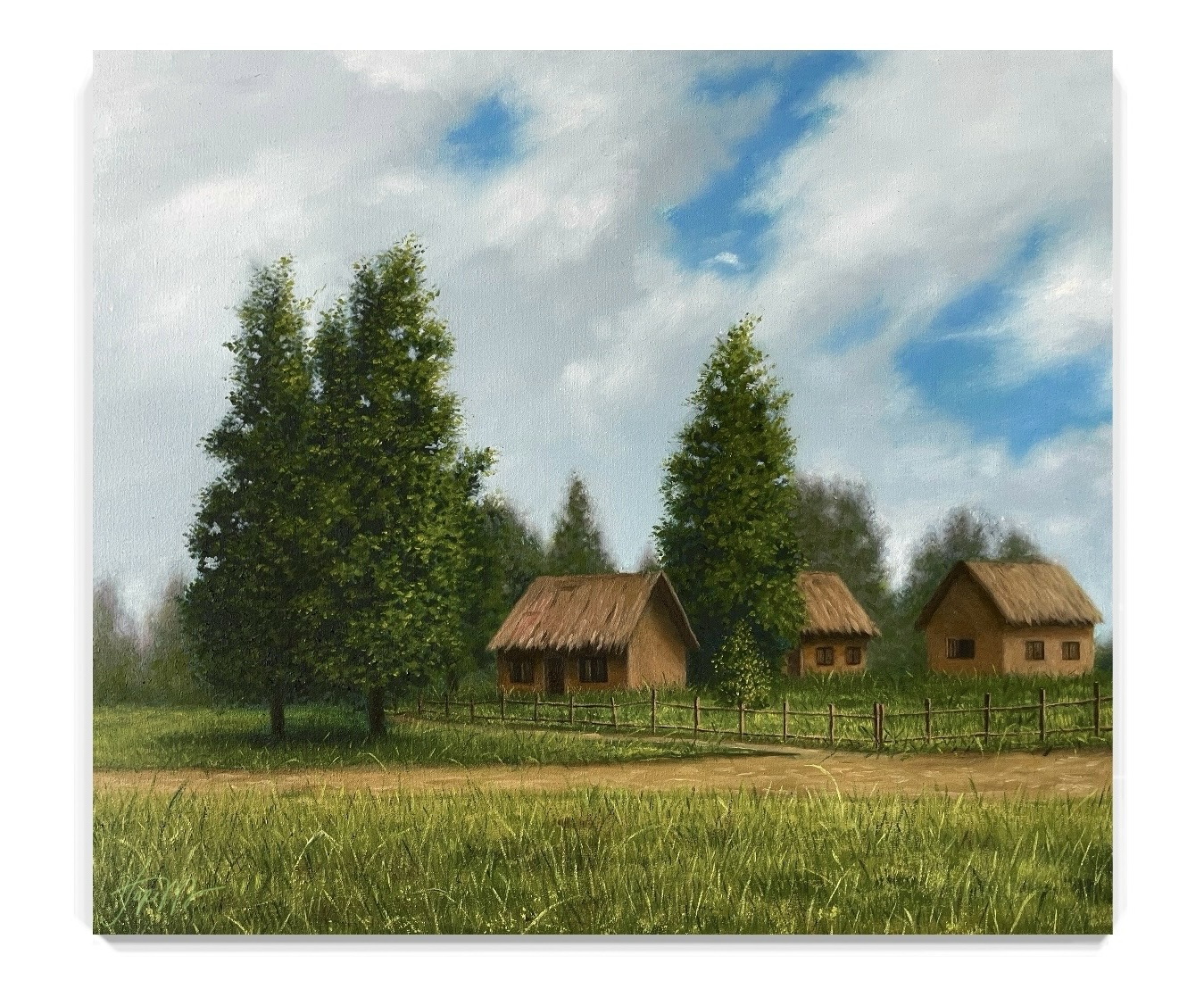 Home, oil on canvas, 2025