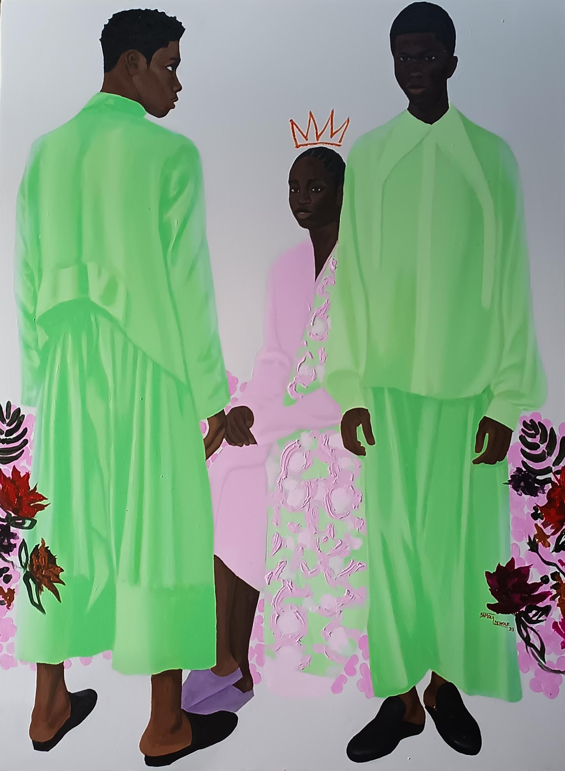 Princess Ajoke, Acrylic on canvas, 2025