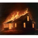 Inferno, oil on canvas, 2025