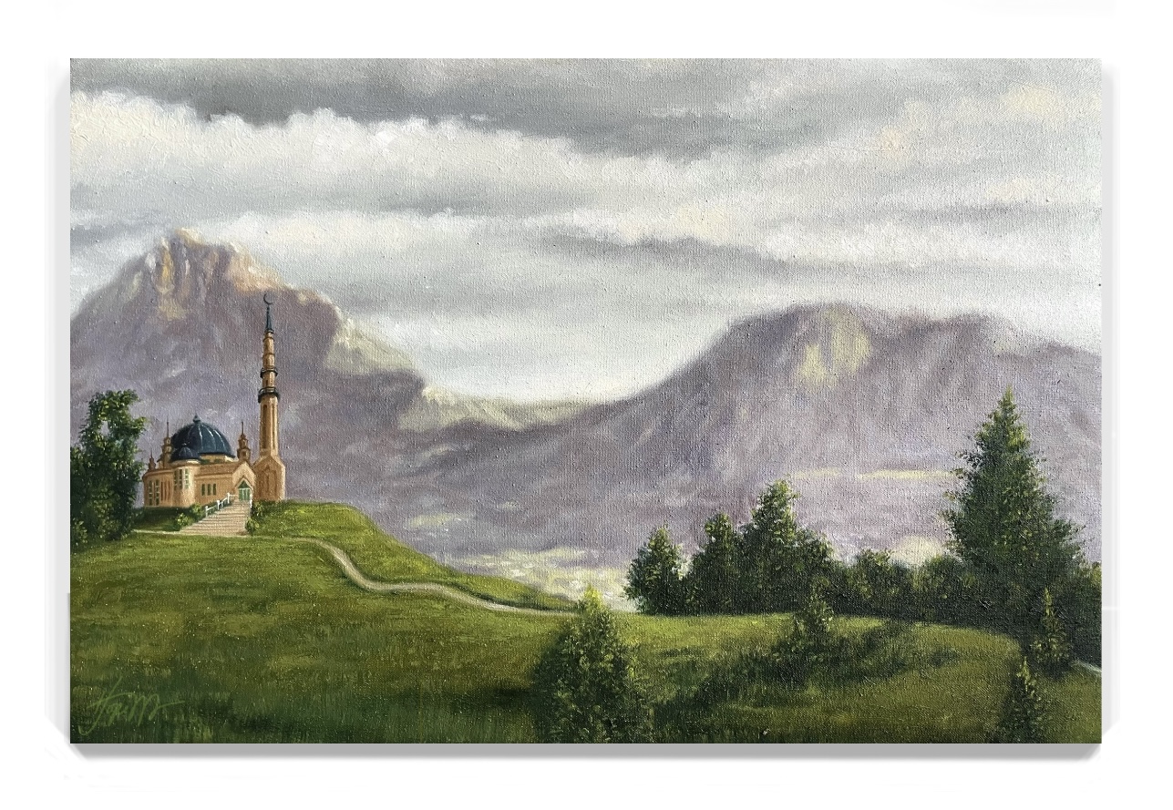 Sanctuary, oil on canvas, 2025