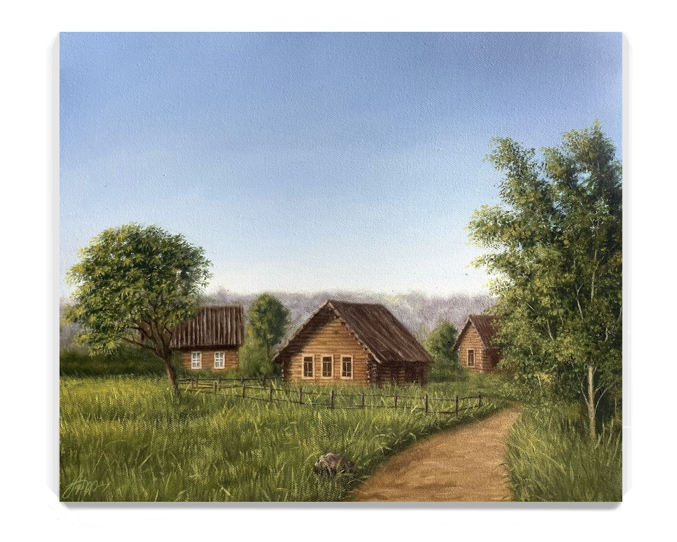 Shelter, oil on canvas, 2025